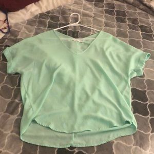 Pastel Turquoise Blouse